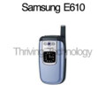 Samsung E610